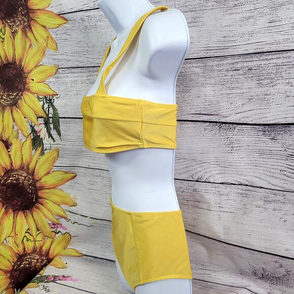 Forever 21 High Waisted Bikini Size L - Picture 2 of 5